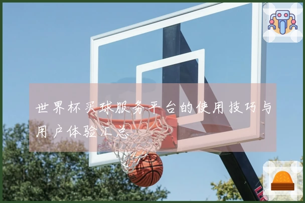 世界杯买球服务平台的使用技巧与用户体验汇总